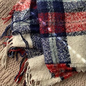 plaid blanket scarf